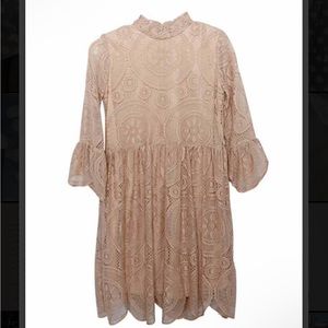 Bailey’s Blossom Clara Lace Bell Sleeve Dress 12-18M